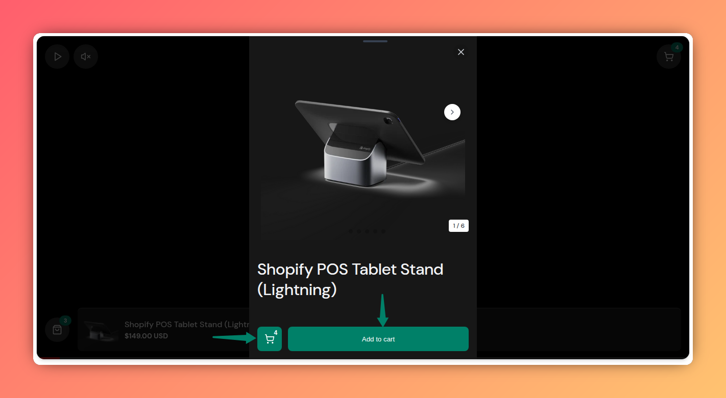 Add to cart background color & text color