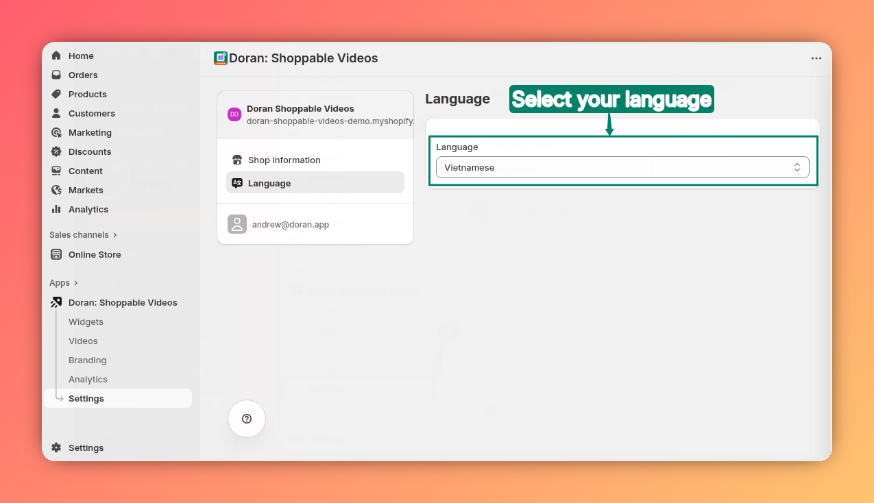 Choose a language