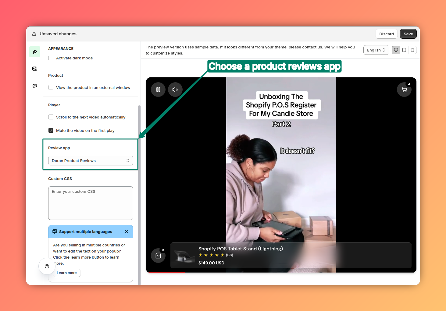 Choose a product reviews app
